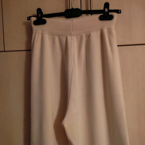 Knitted cream pants new, size M 38 10