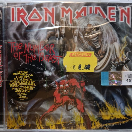 Iron Maiden The Number of the Beast Enhanced CD new, 1998 remastered metal