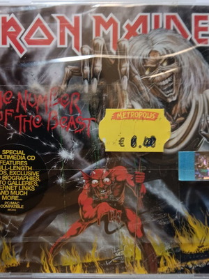 Iron Maiden The Number of the Beast Enhanced CD new, 1998 remastered metal