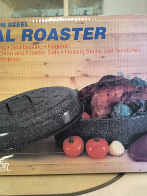 Oval steel roaster new