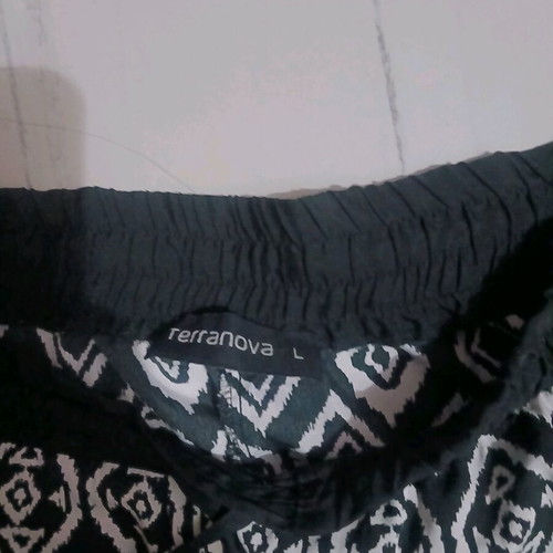 Terranova summer pants used, black and white
