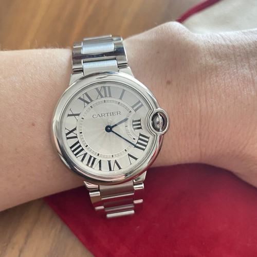Cartier Ballon Bleu 36mm stainless steel watch