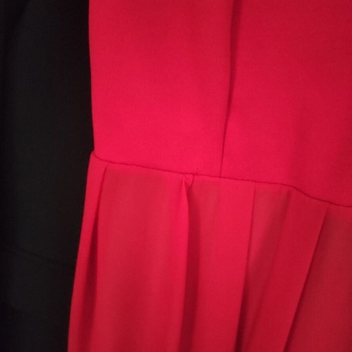 Red long women's dress like new, size S-M