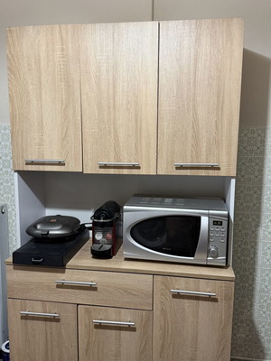 Bezen kitchen cabinet Sonoma white like new 101x42x185cm