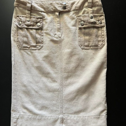 Just Cavalli skirt used, beige, medium length, size 42 It