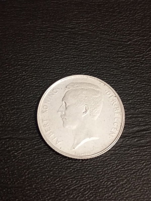 Ασημένιο νόμισμα Βελγίου 1 Franc 1912 σαν καινούργιο