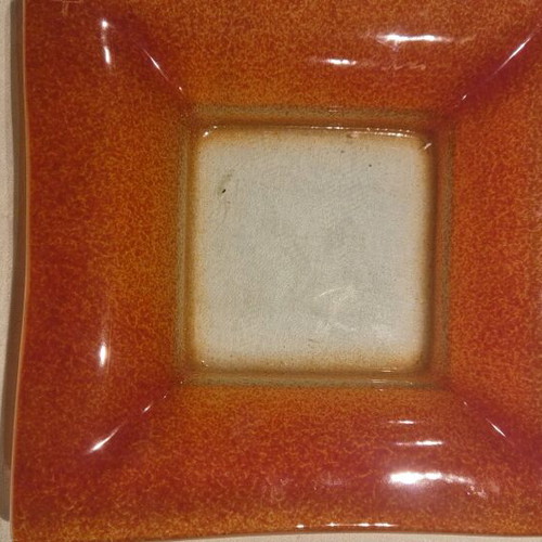 Murano Plate New Red Decorative