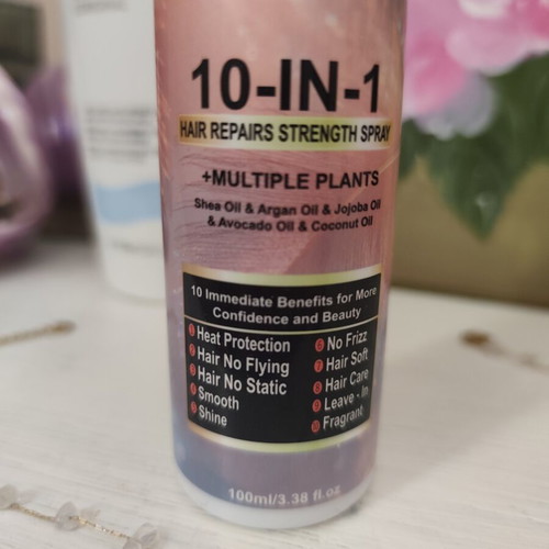 Leave-in hair treatment with heat protection and oils, 100ml, like new