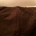  γυναικεία κοτλέ καφέ φούστα, ραμμένη από μοδίστρα, μεγέθους L, (94-96 εκατοστά μέση)