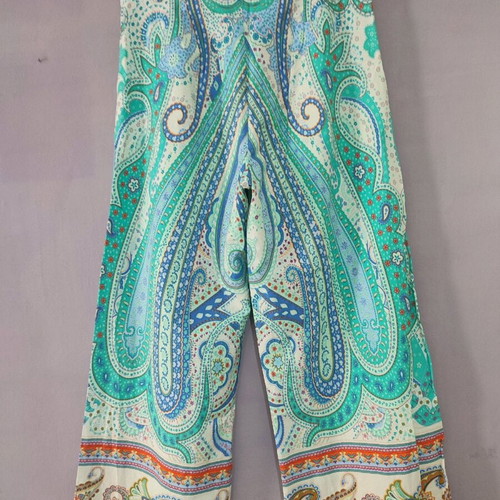 Zara culotte boho pants Medium like new multicolor