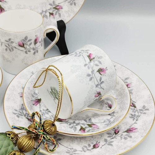 English bone china Tuskan England coffee set like new