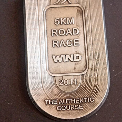 Athens Marathon Medal 2011 5km WIND Race collectible, like new