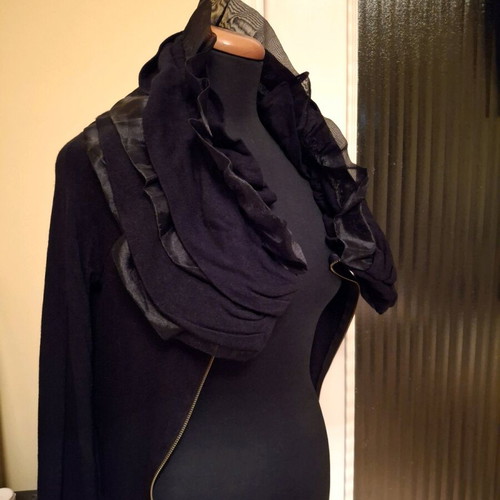 Gothic jacket Forel used, black, size small-medium