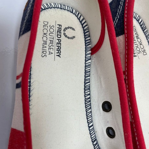Fred Perry Southsea Deckchairs Ballerinas size 37 like new, colorful
