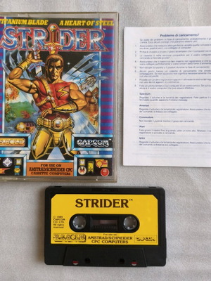 Strider cassette game for Amstrad CPC 464 used