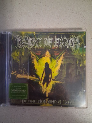 Cradle of Filth Damnation and a Day CD, metal