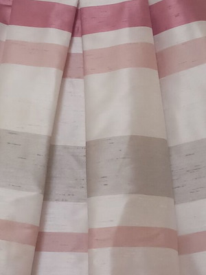 Cocktail dress Asos like new, white with pink and gray stripes, size S