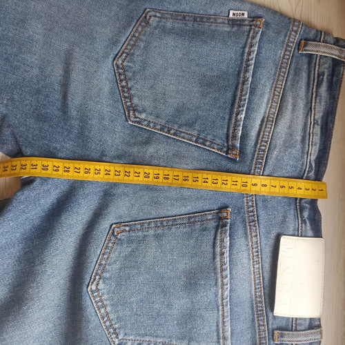 MSGM women's denim shorts like new, size S, blue
