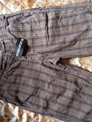 Victoria outlet bermudas new, cotton, size 42, black and beige