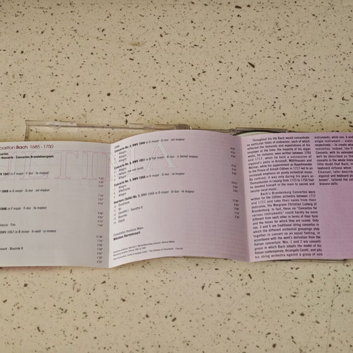 Bach Brandenburg Concertos 1-6 2CD classical