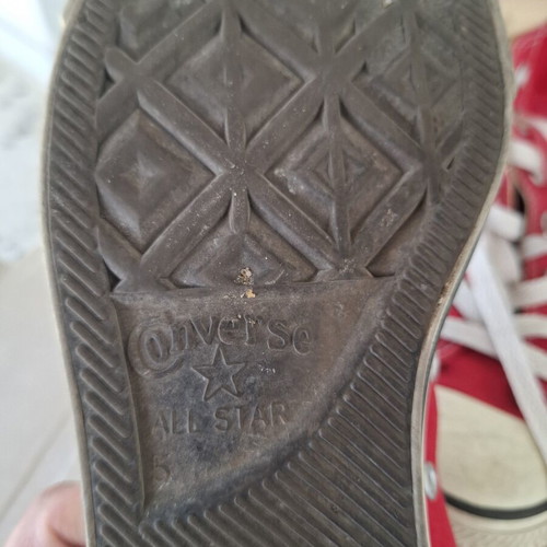 Converse All Star sneakers used, women's size 37.5, red
