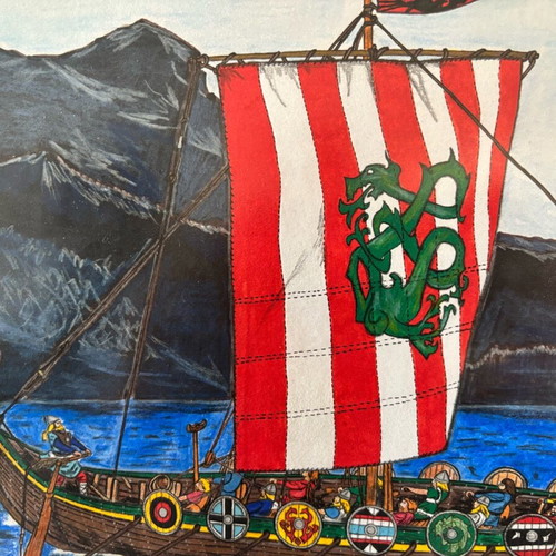 Vikings painting like new