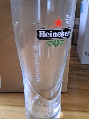 Beer glasses new, pack of 6