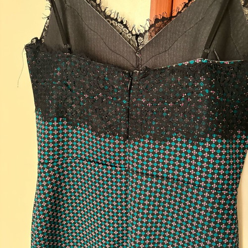 Zara mini dress with lace like new, slim fit, size S