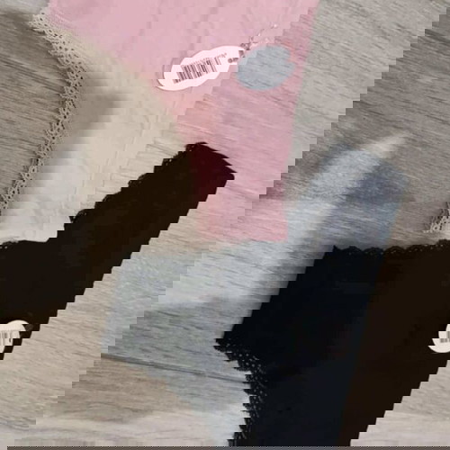 Εσώρουχα κανονικά ροζ και μαύρο έως L