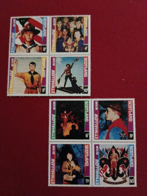 Scotland scout stamps new, unsealed
