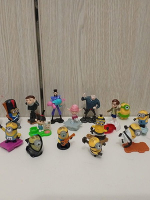 Φιγούρες Kinder Surprise Joy Despicable Me Minions μεταχειρισμένες, μεγάλη συλλογή σετ