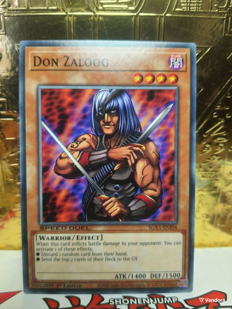 don zaloog yugioh card SBTK-EN016 Yu-Gi-Oh! A single individual card from the Yu Yugioh Duel Links - Chazz