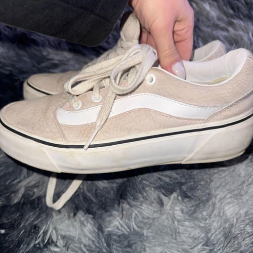 Vans athletic shoes like new, size 39, beige pink