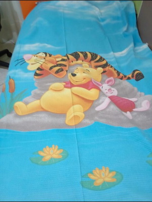 Piqué blanket children's like new with pillowcase