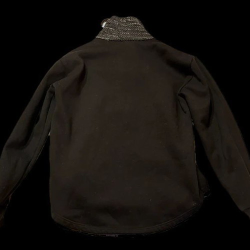 Jan Rocco Turtleneck Sweatshirt black with knitted details size M like new