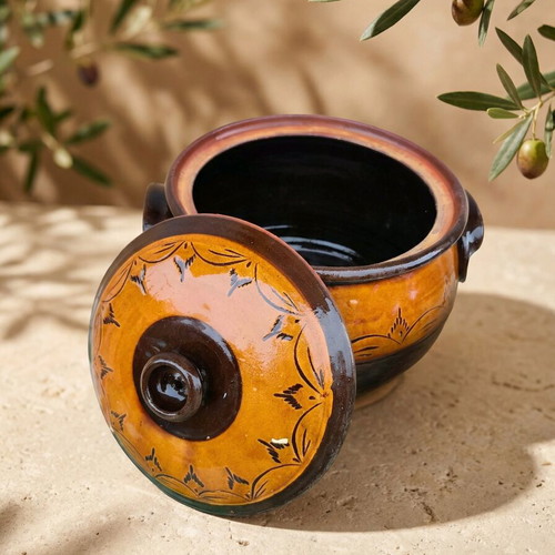 Traditional Clay Pot like new for authentic Greek cuisine