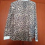 Leopard women's shirt like new, size M, black and beige