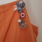 Tommy Hilfiger dress, orange, XS to M size