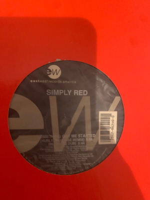 Simply Red Something Got Me Started 12’ vinyl used pop