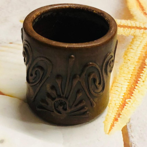 Decorative cup used, dimensions 7x7 cm