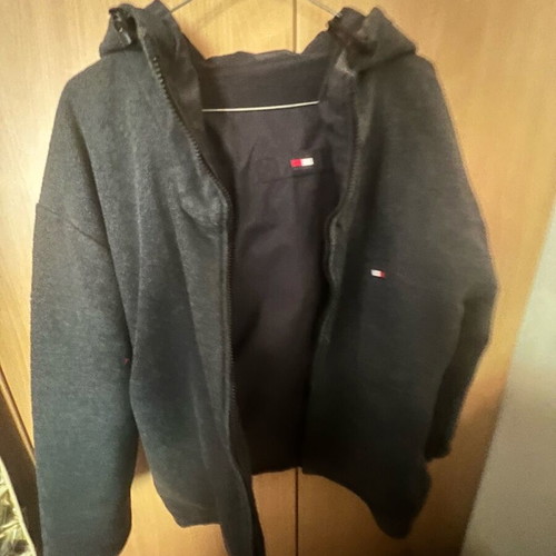 Tommy Hilfiger reversible jacket medium, like new, blue