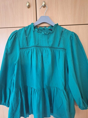 Zara Blouse M Green Like New