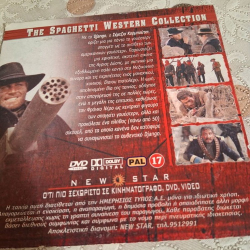 Django DVD action movie in good condition with subtitles