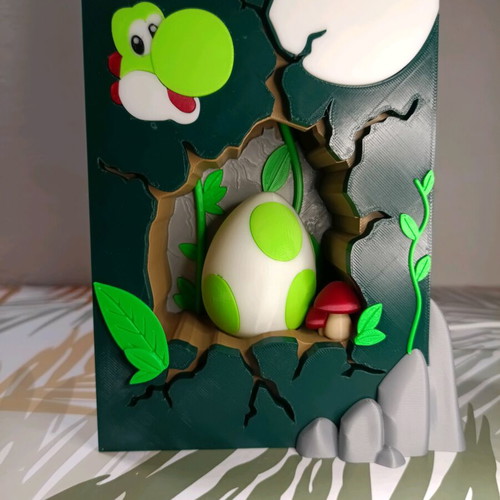 Yoshi RGB Lamp like new, retro gaming decoration