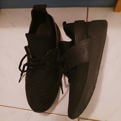 Timberland Kiri Up athletic shoes used, size 37.5-38, black with leather details