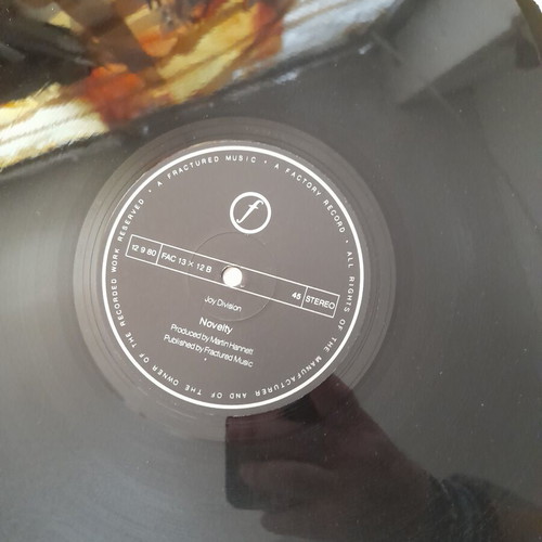 Joy Division Novelty vinyl record like new, rock