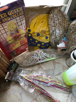 Carnival wires, sticks and feathers new