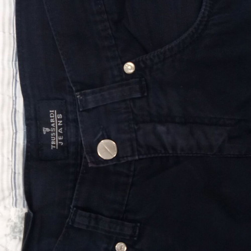 Trussardi men's pants used, dark blue, size 32