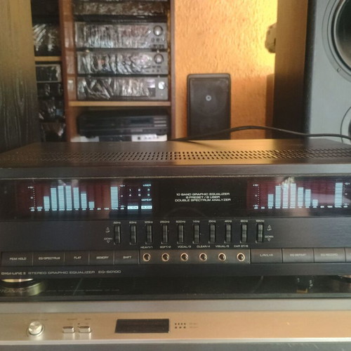 Sherwood EQ5010c Voicing Equalizer like new, dual analyzer