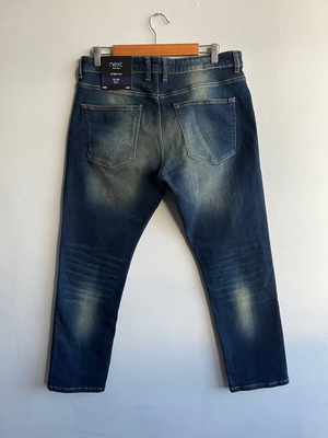 Мъжки дънки Next slim fit нови, синьо, размер 34S